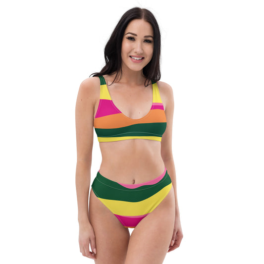 Bikini taille haute recyclé