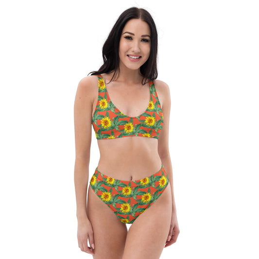 Bikini taille haute recyclé