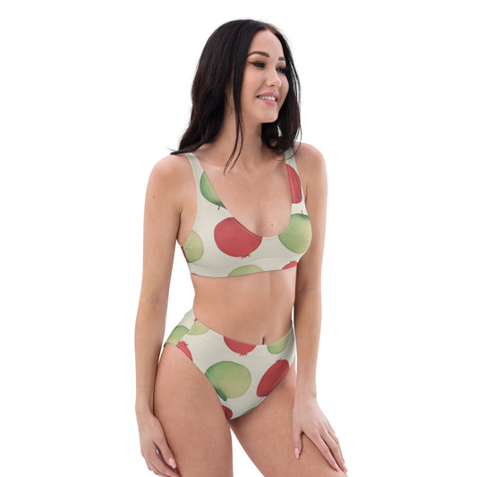Bikini taille haute recyclé