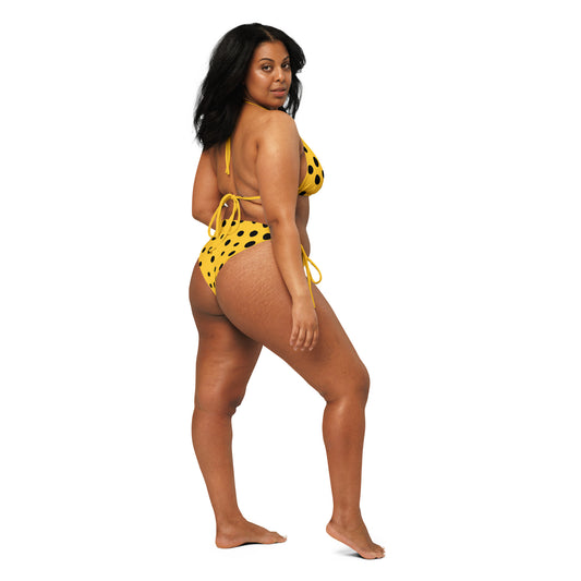 Bikini string recyclé à imprimé all-over
