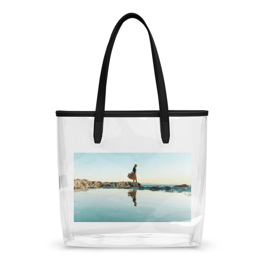 Clear tote bag