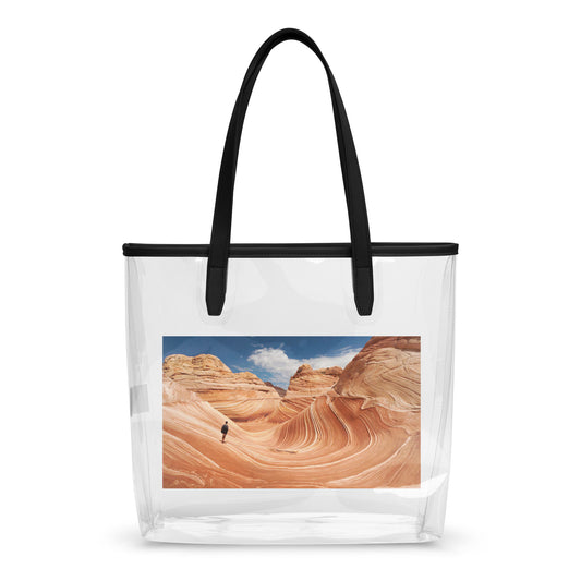 Clear tote bag