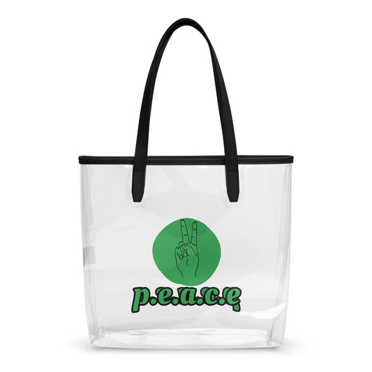 Clear tote bag