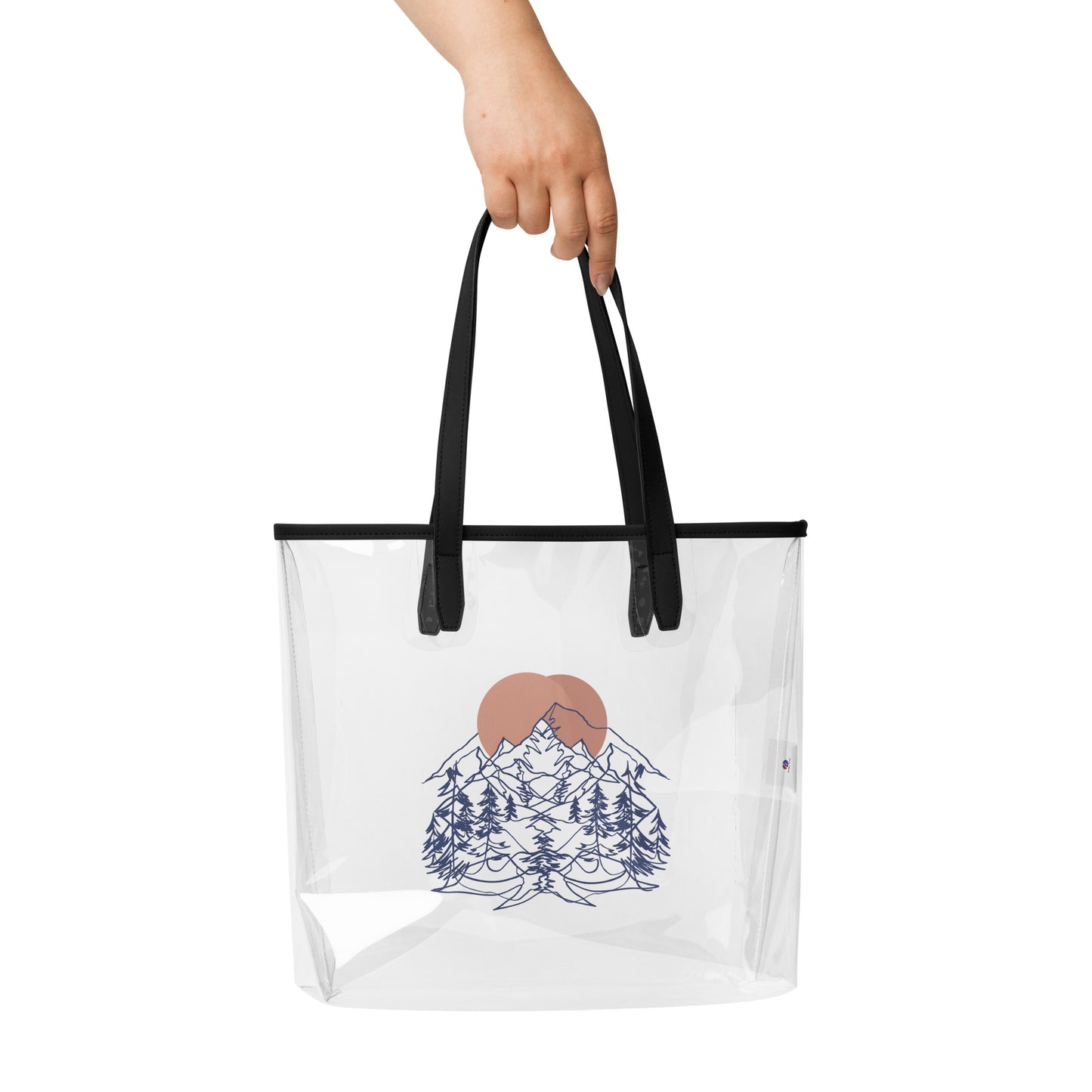 Clear tote bag