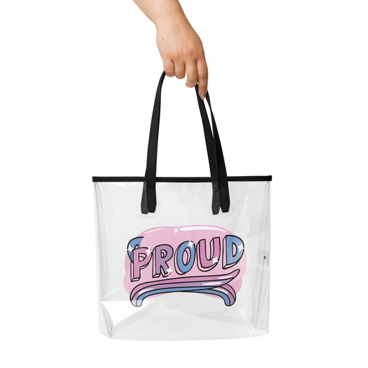 Clear tote bag