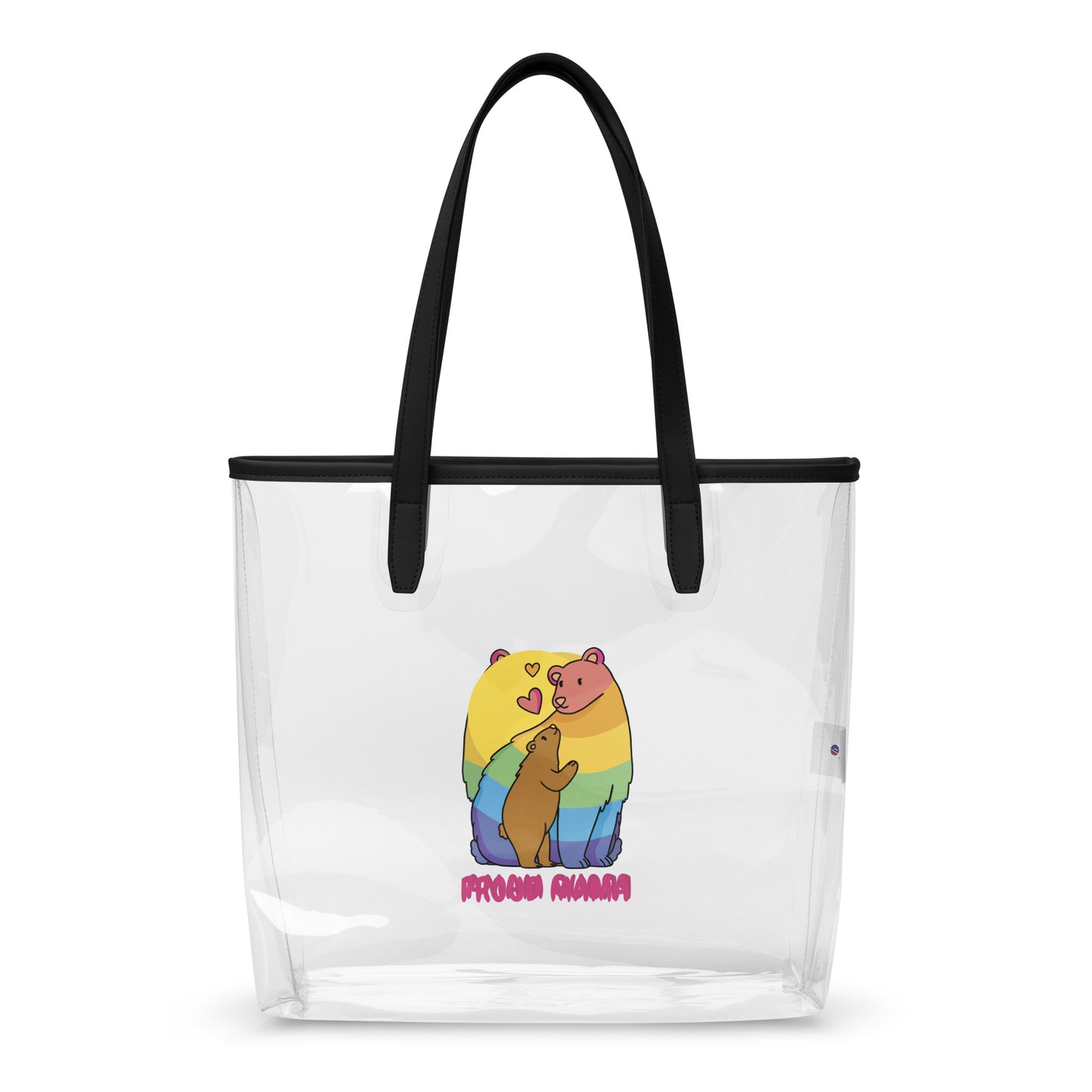 Clear tote bag