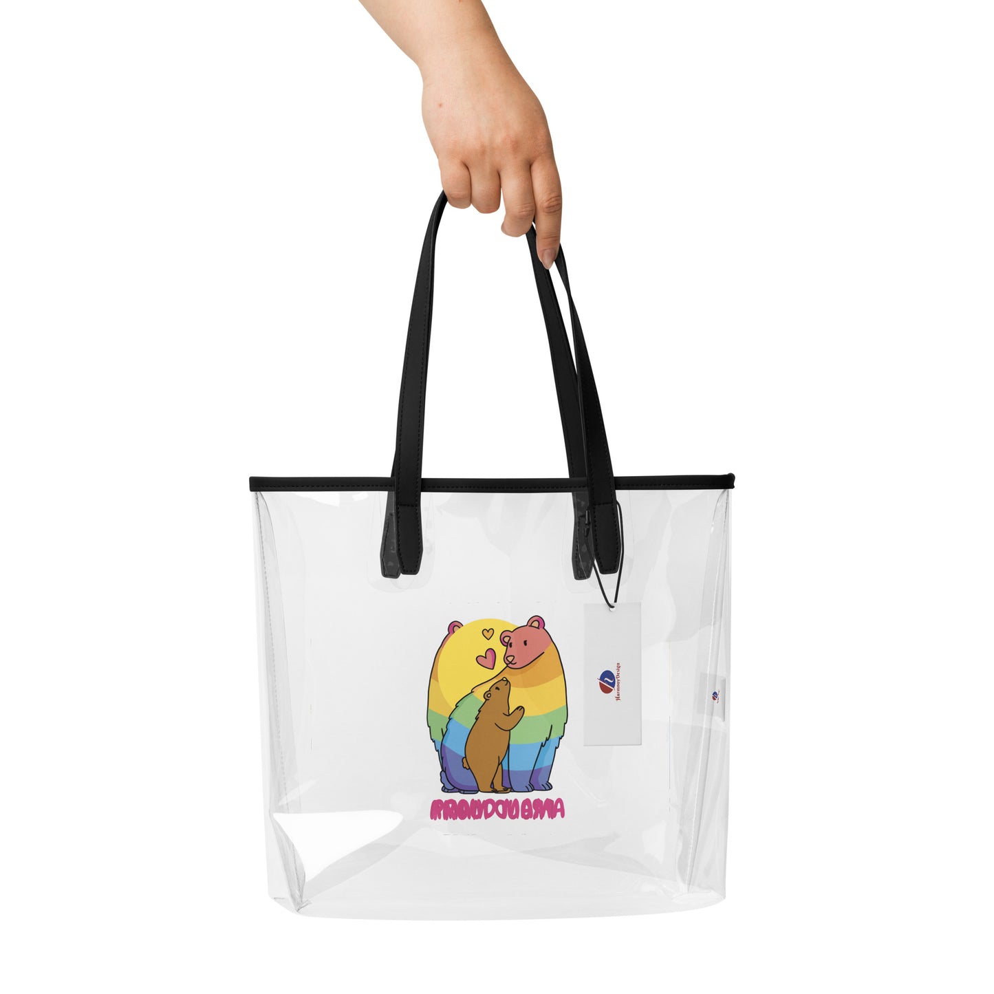 Clear tote bag