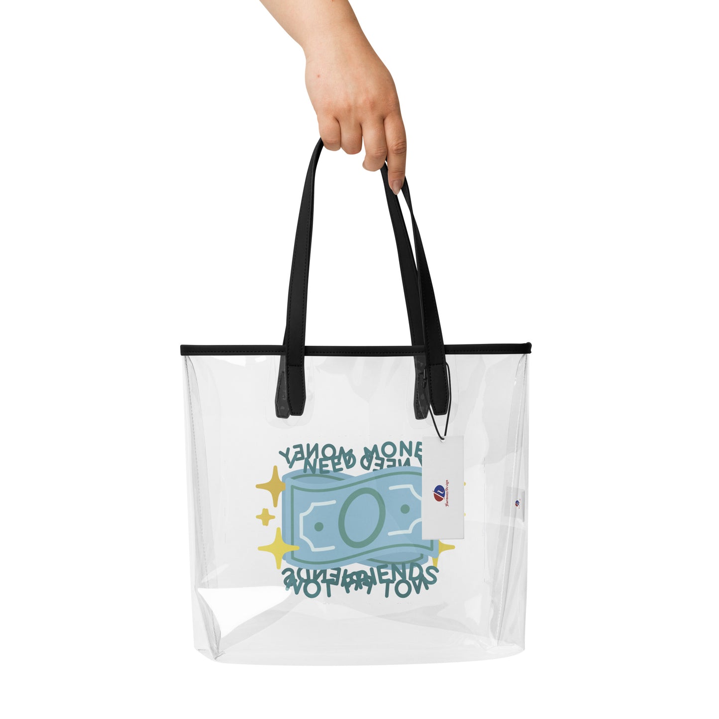 Clear tote bag