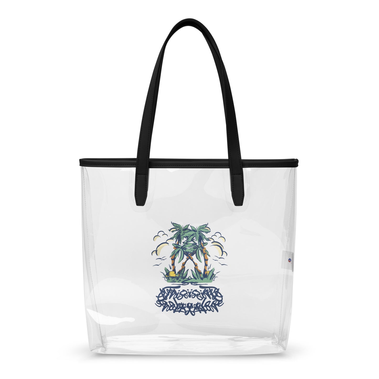 Clear tote bag