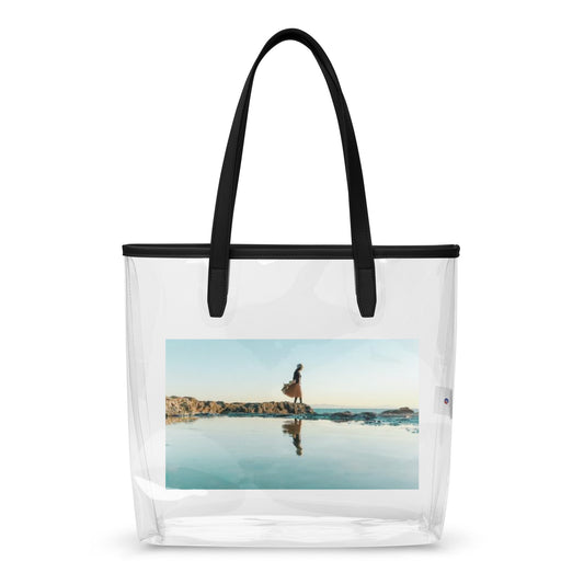 Clear tote bag