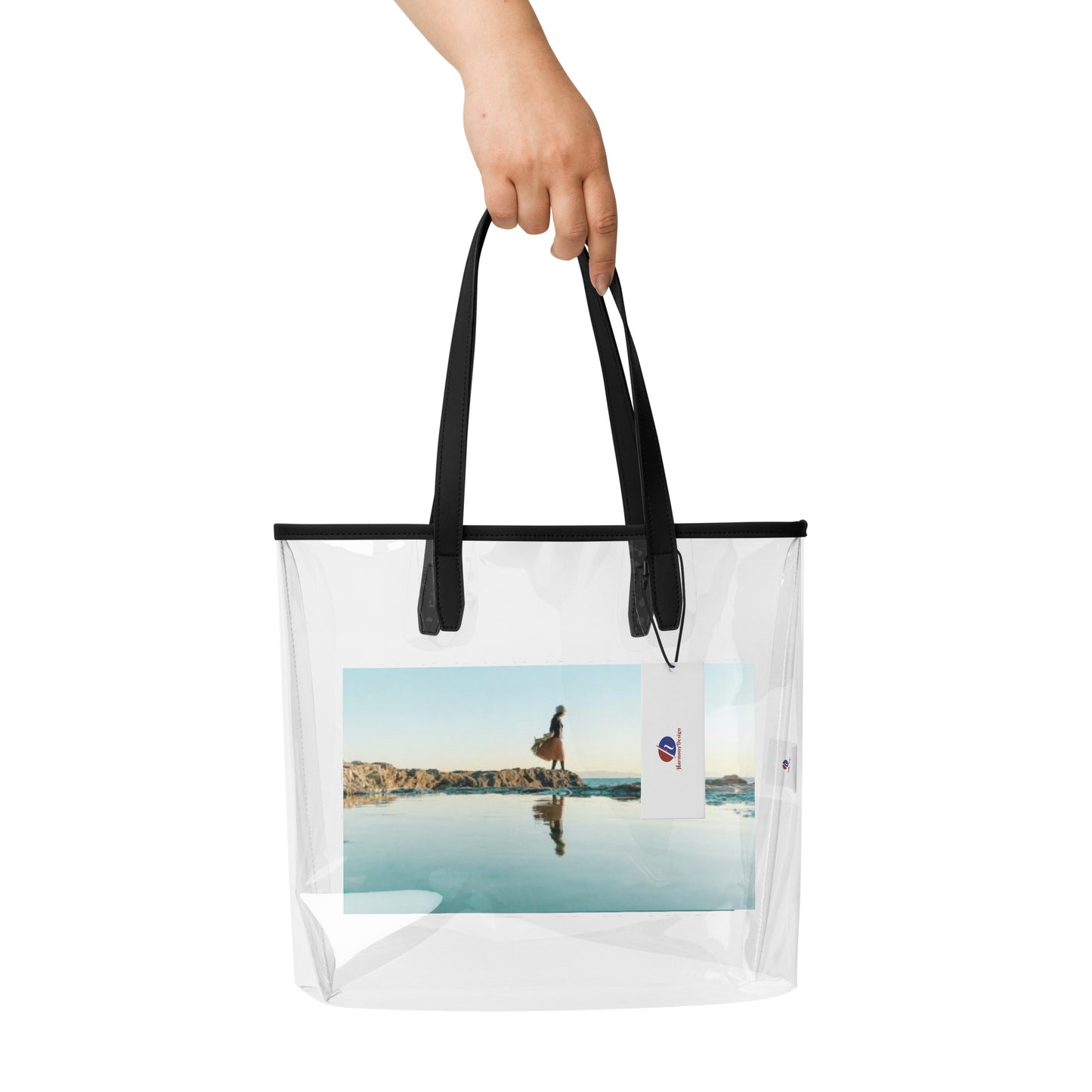 Clear tote bag