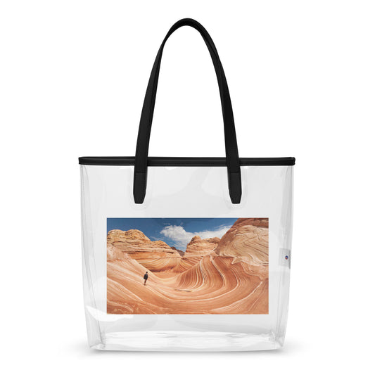 Clear tote bag