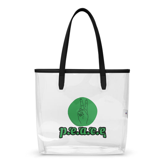 Clear tote bag