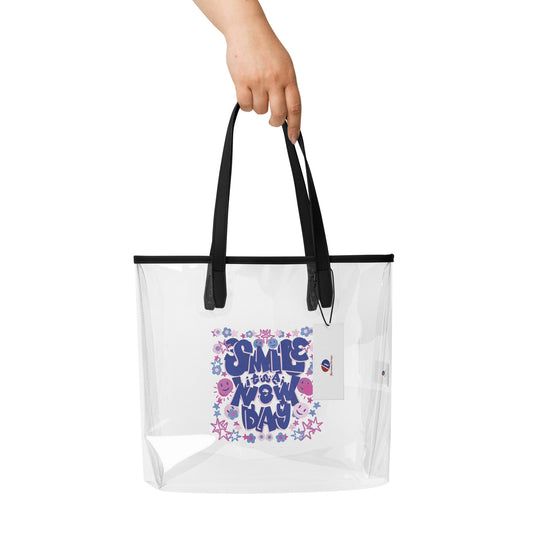 Clear tote bag