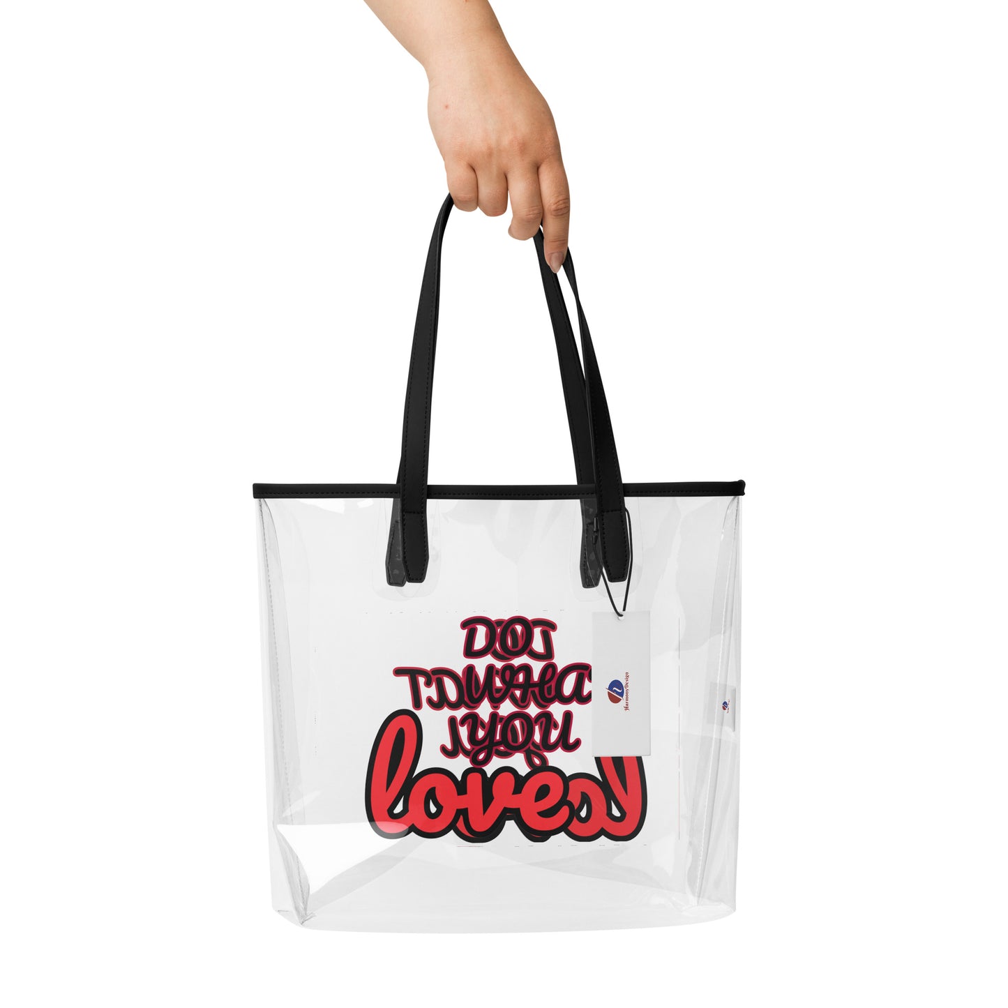 Clear tote bag