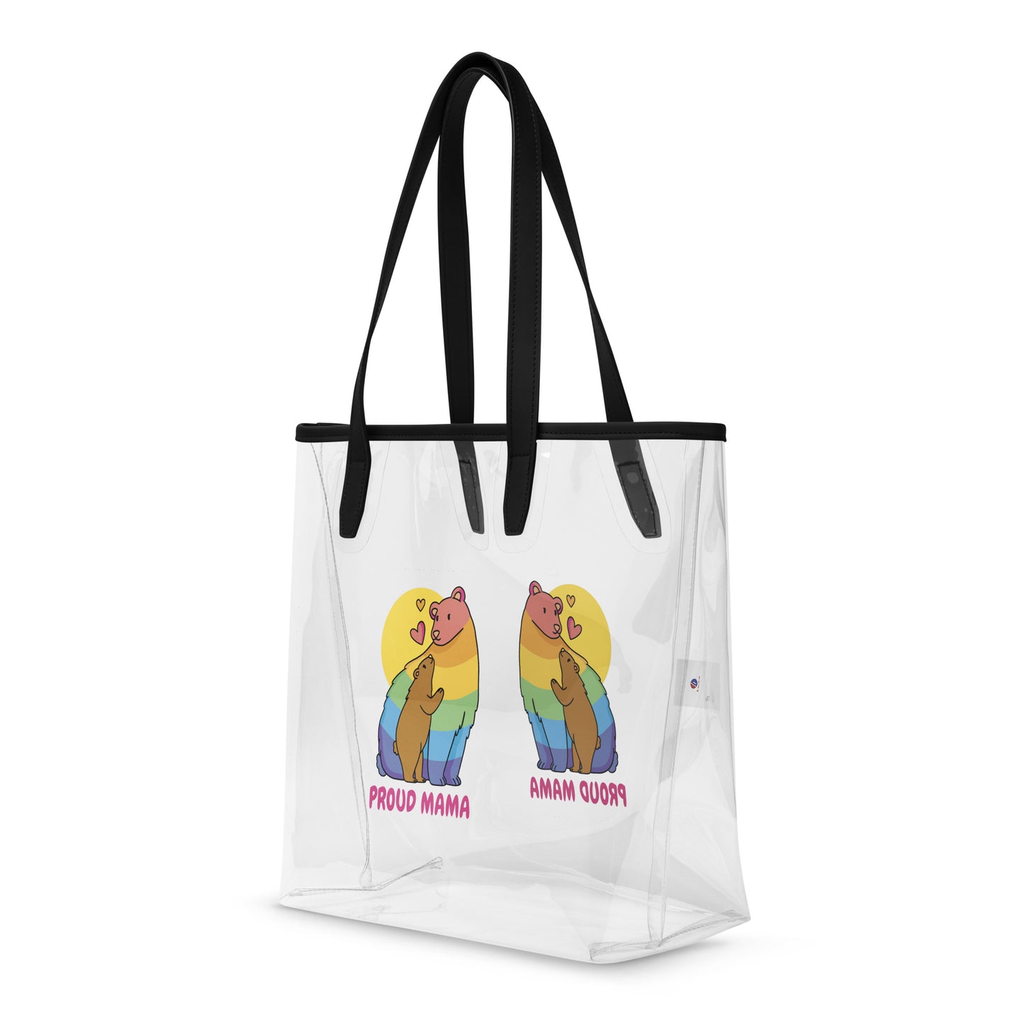 Clear tote bag