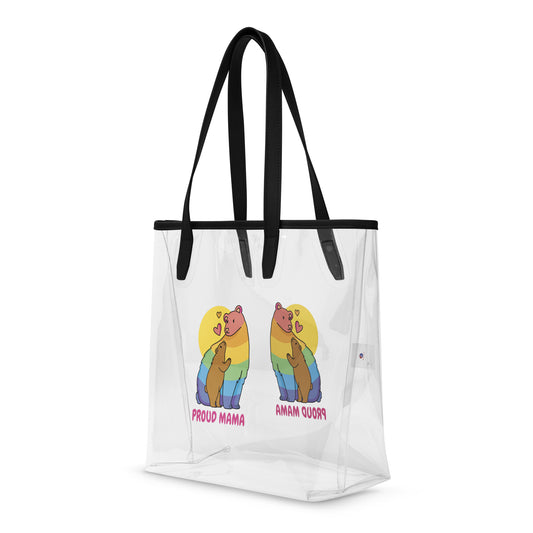 Clear tote bag
