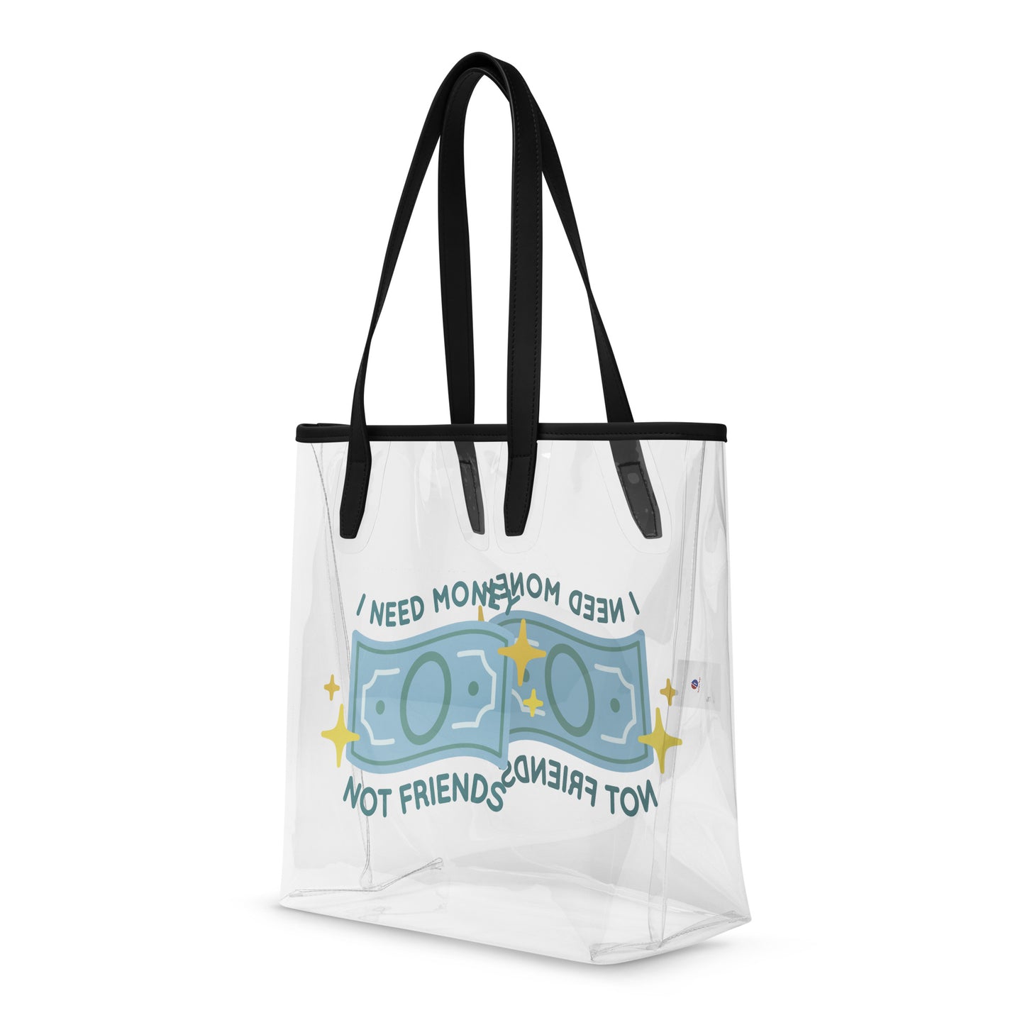 Clear tote bag
