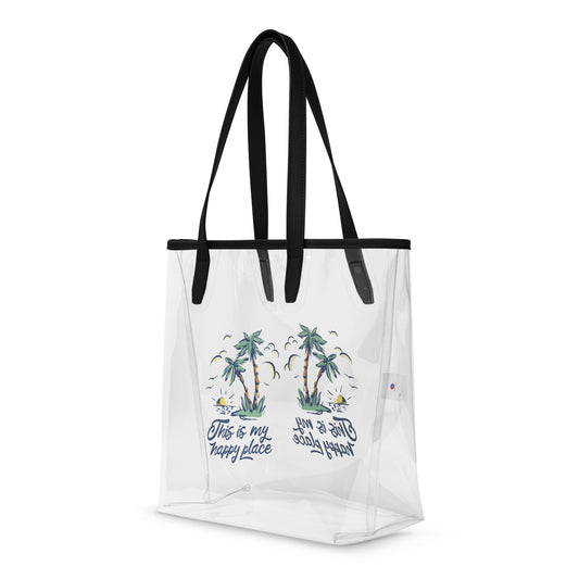 Clear tote bag