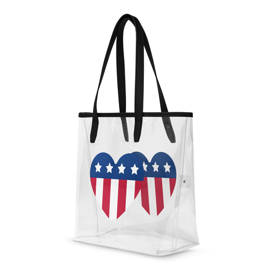 Clear tote bag
