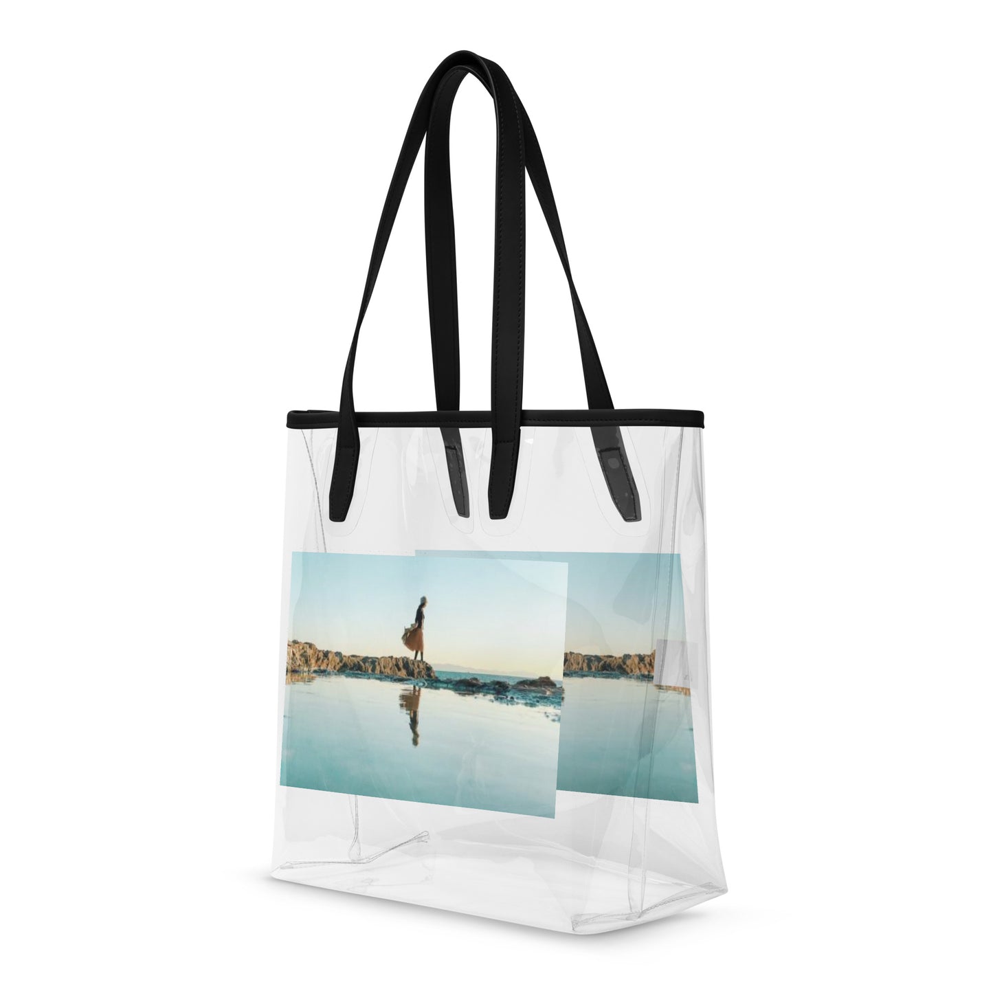 Clear tote bag