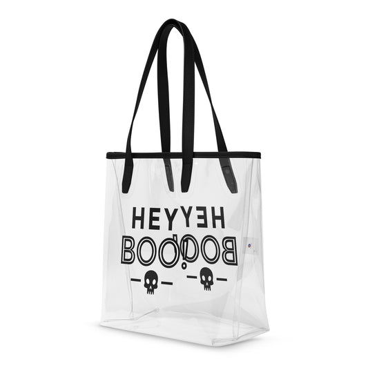 Clear tote bag