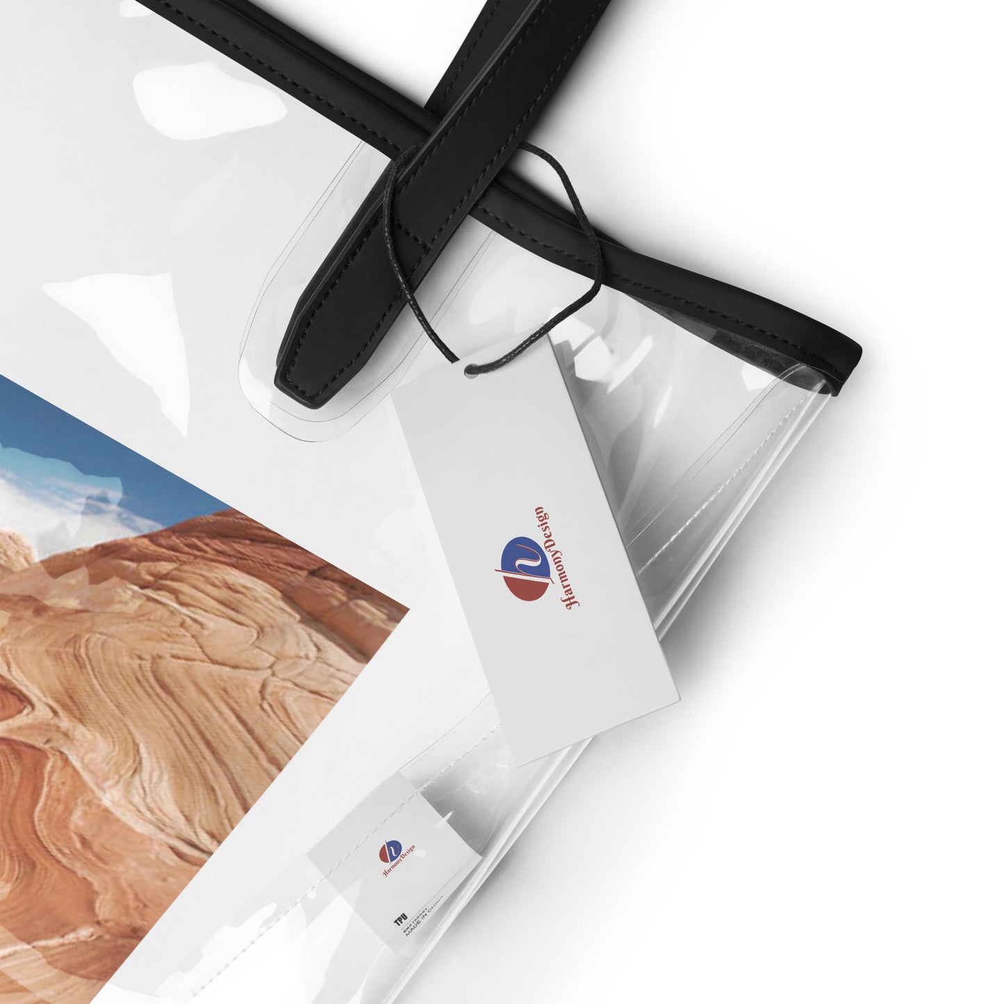 Clear tote bag