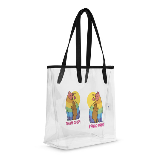 Clear tote bag
