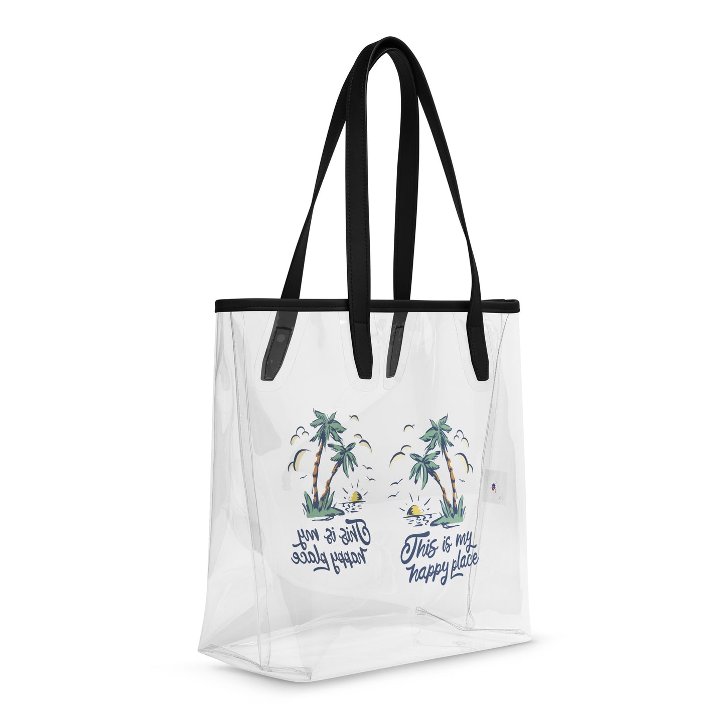 Clear tote bag