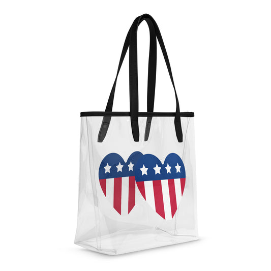Clear tote bag