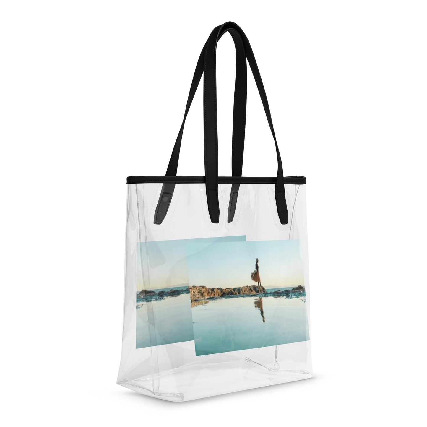 Clear tote bag
