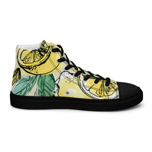 Chaussures montantes en toile pour hommes
