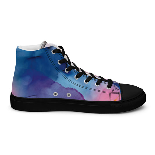 Chaussures montantes en toile pour hommes