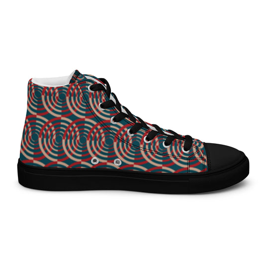 Chaussures montantes en toile pour hommes
