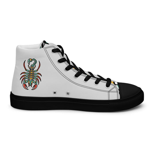 Chaussures montantes en toile pour hommes