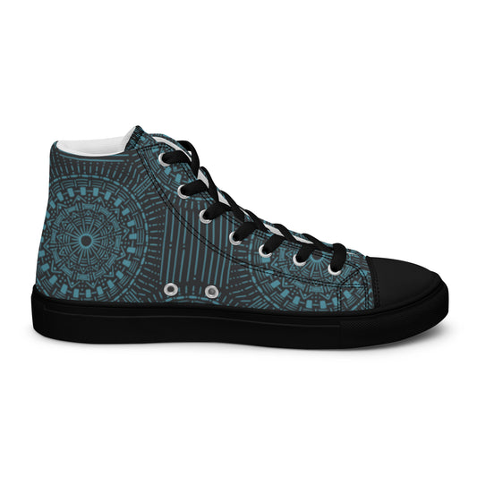 Chaussures montantes en toile pour hommes