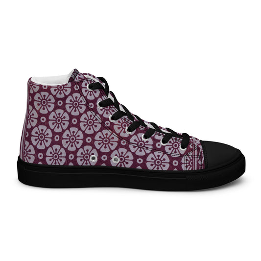 Chaussures montantes en toile pour hommes