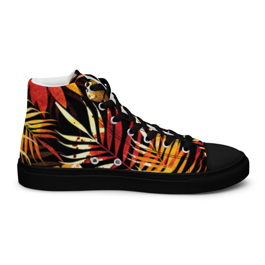 Chaussures montantes en toile pour hommes
