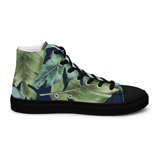 Chaussures montantes en toile pour hommes