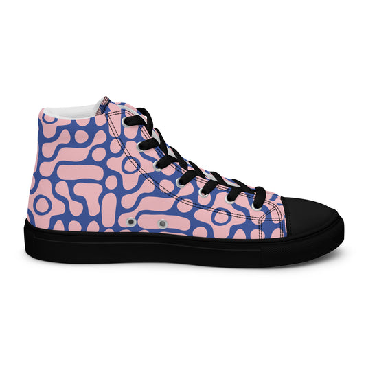 Chaussures montantes en toile pour hommes