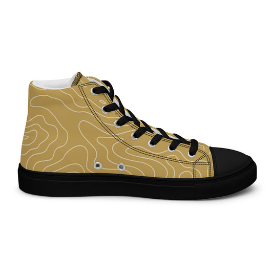 Chaussures montantes en toile pour hommes