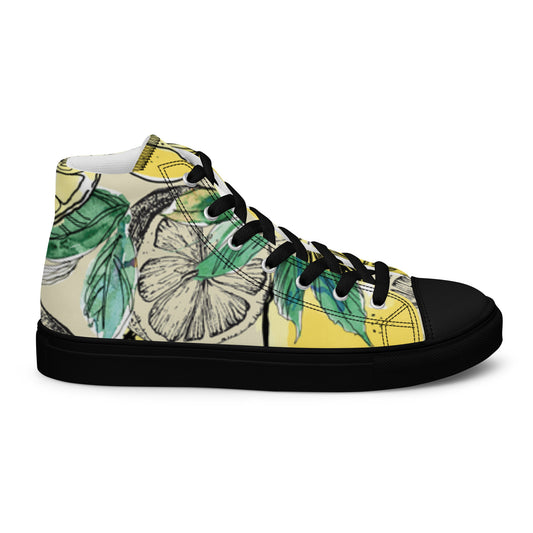 Chaussures montantes en toile pour hommes