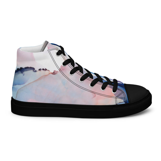 Chaussures montantes en toile pour hommes