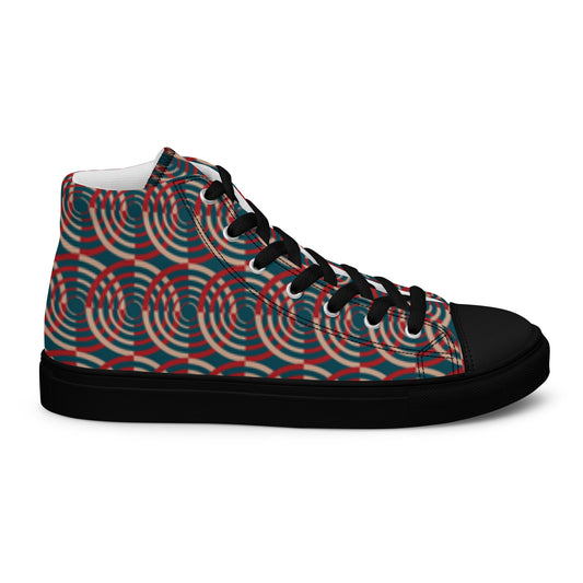 Chaussures montantes en toile pour hommes