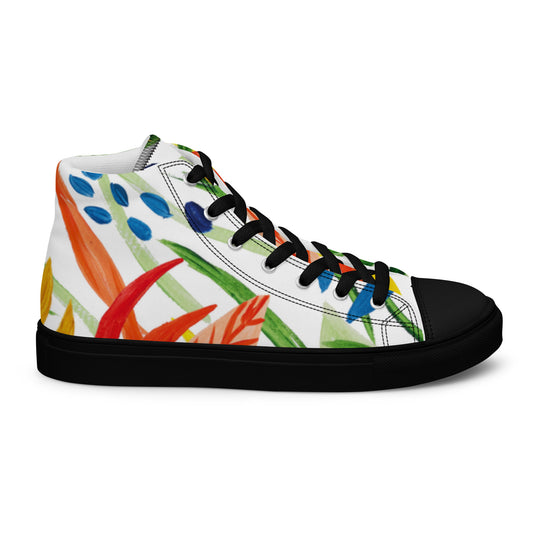 Chaussures montantes en toile pour hommes