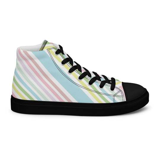 Chaussures montantes en toile pour hommes