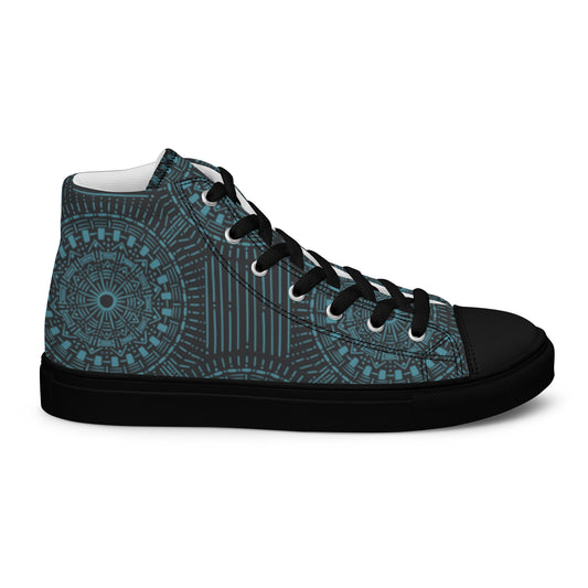 Chaussures montantes en toile pour hommes