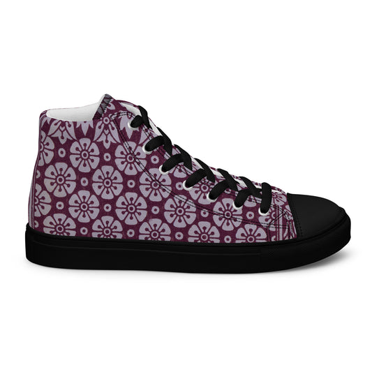Chaussures montantes en toile pour hommes