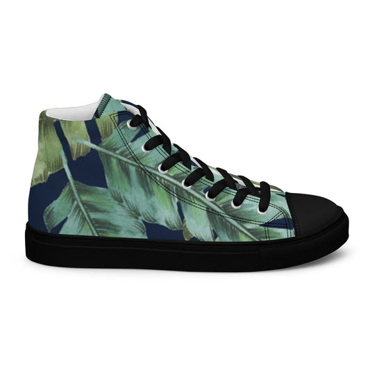 Chaussures montantes en toile pour hommes