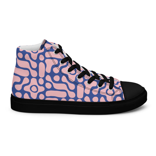 Chaussures montantes en toile pour hommes